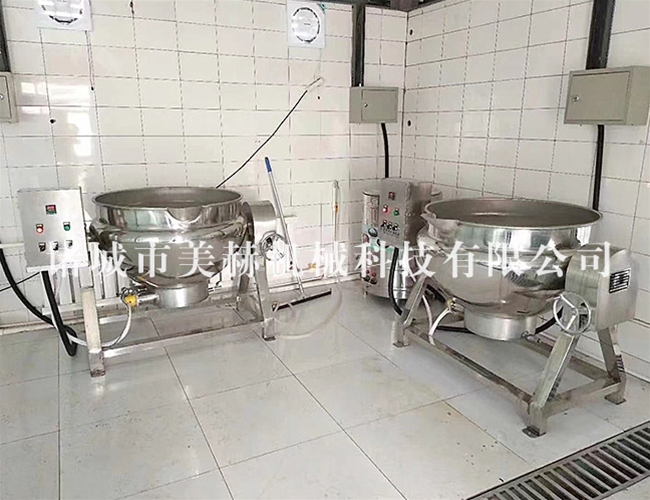 可傾式燃氣夾層鍋